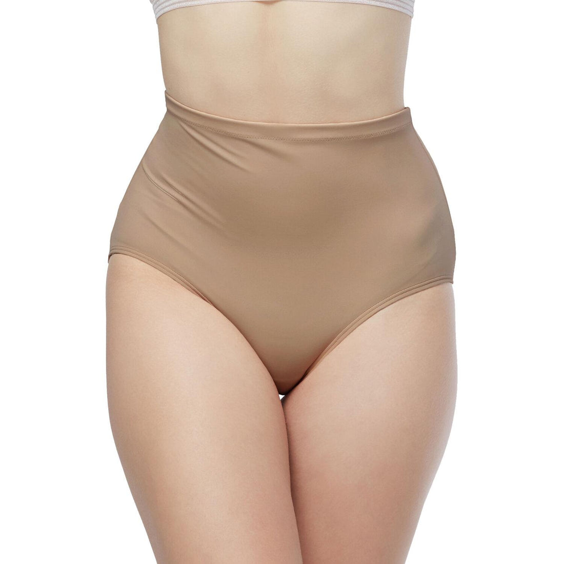 Wacoal High Waist Panty Wacoal high-waisted belly-fitting panties, model WU4888, set of 3 pieces, ovaltine color (OT).
