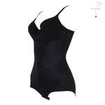 Wacoal Maternity Body Suit for postpartum mothers. Reinforced pattern, model WM3018, black (BL)