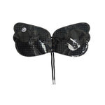 Wacoal Mood Accessories V-Push Wing Bra with String Model MM9057 Black (BL)