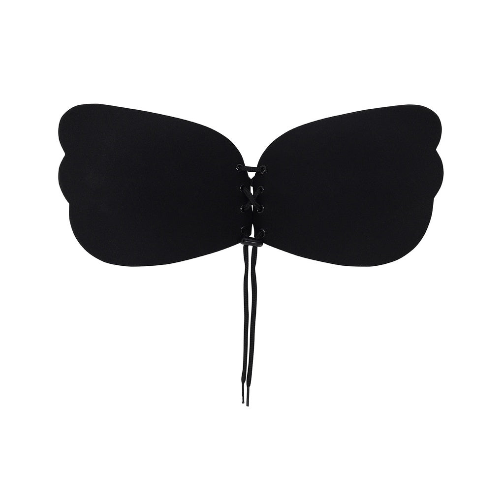 Wacoal Mood Accessories V-Push Wing Bra with String Model MM9057 Black (BL)